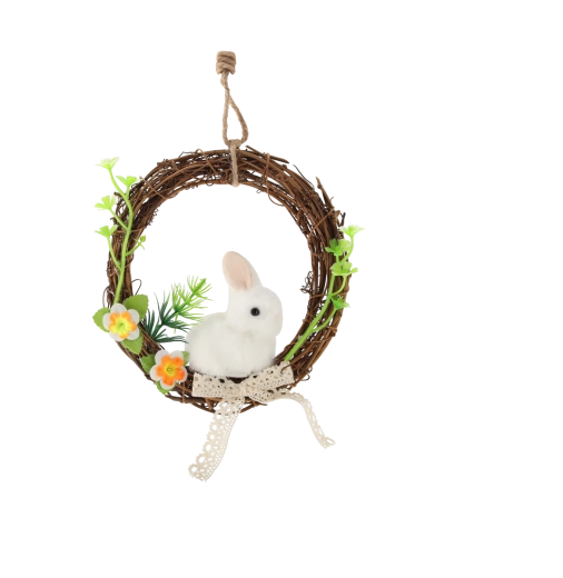 Roztomilý zajačik ako stredobod dekorácie