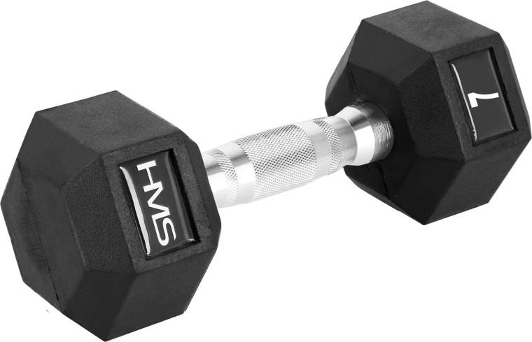 HMS Hex Pro hexagonálna jednoručná činka 7 kg