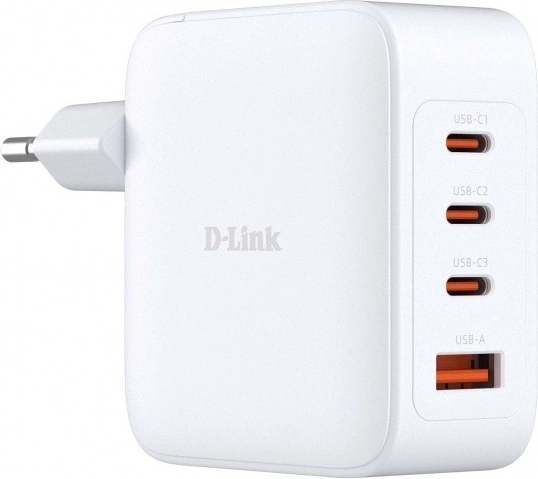 GaN nabíjačka 100 W s 3× USB-C a 1× USB-A