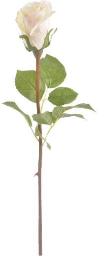 Umelá biela ruža 51 cm