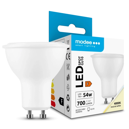 Modee LED žiarovka GU10 7 W, 700 lm, 110°, neutrálna biela 4000 K