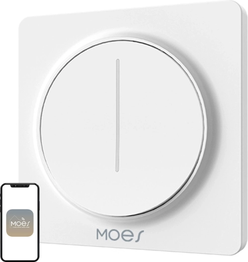 Moes ZigBee dotykový stmievač svetla biely - 1 kus