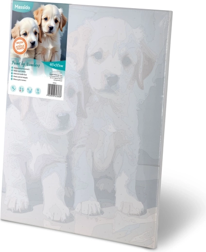 Predtlačené plátno na ráme – maľujte hneď