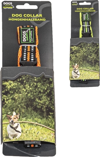 Neónový obojok pre psa 35–45 cm (2 farby)