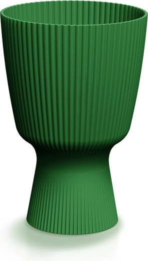 Kvetináč Milly Round 18,8 cm tmavozelený