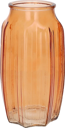 Váza Suko oranžová číra 22 cm