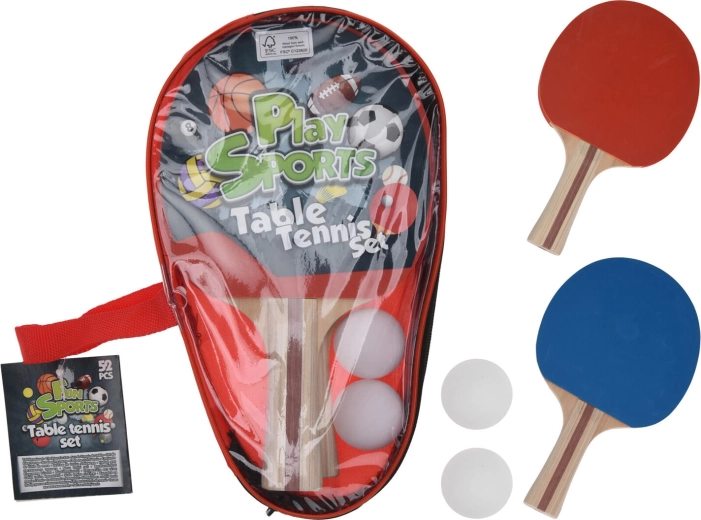Súprava na stolný tenis – 2 rakety a 2 loptičky