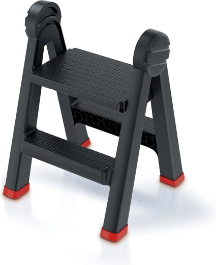 Schodíky Titan Ladder obojstranné 2×2 stupne, skladacie, 150 kg