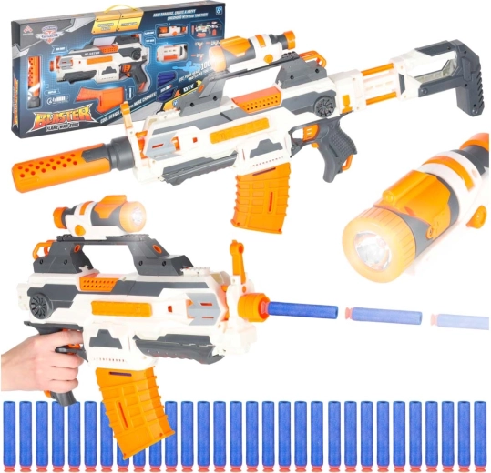Modulárny penový blaster 4 v 1 s 30 šípkami