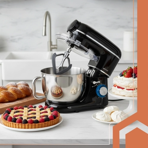 Planetárne miešanie a nerezová misa 6,2 l