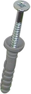 Zatláčacia hmoždinka NH 6 × 80 mm, plochá hlava (50 ks)