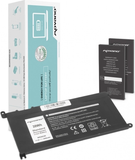 Movano batéria do notebooku Dell WDX0R 3400 mAh (39 Wh)