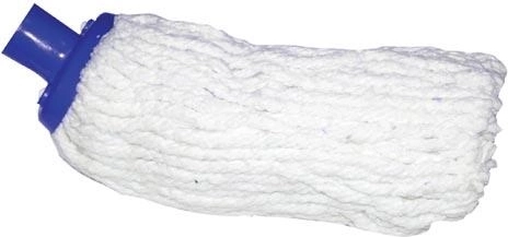 Koncovka mopu s povrázkami 100 g, jemný závit, modrá