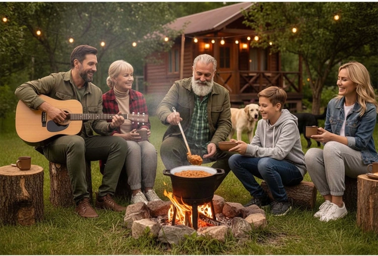 Stabilné varenie nad otvoreným ohňom