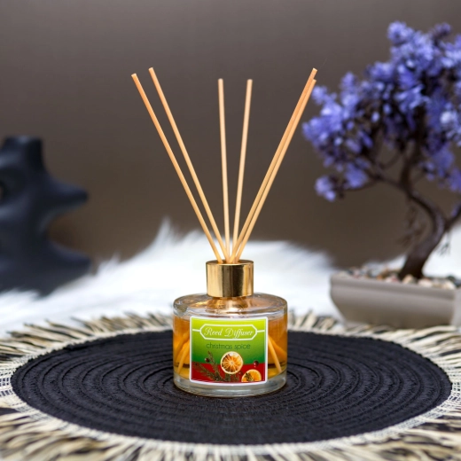 Aromatický difuzér s tyčinkami vianočné korenie 100 ml