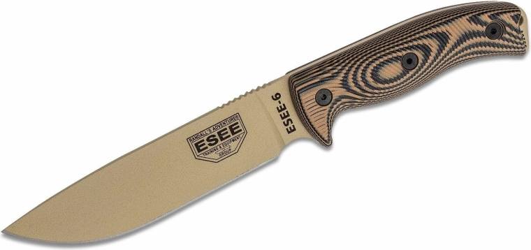 Nôž na prežitie ESEE Model 6 Desert Tan
