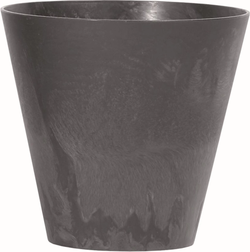 Kvetináč s betónovým efektom, antracit, priemer 20 cm