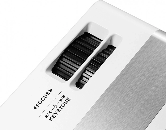 Presné nastavenie zaostrenia a keystone