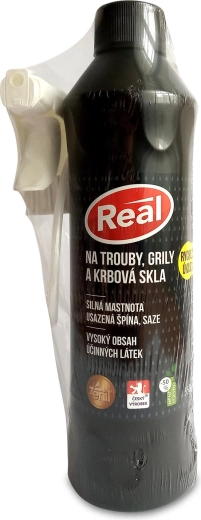 Real čistič na rúry, grily a krbové sklá 550 g