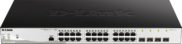D-Link DGS-1210-28ME gigabitový riadený prepínač