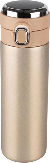 Termohrnček 420 ml s LED displejom zlatý