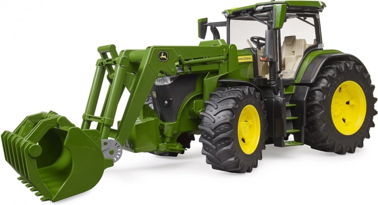 Traktor s čelným nakladačom John Deere 7R 350