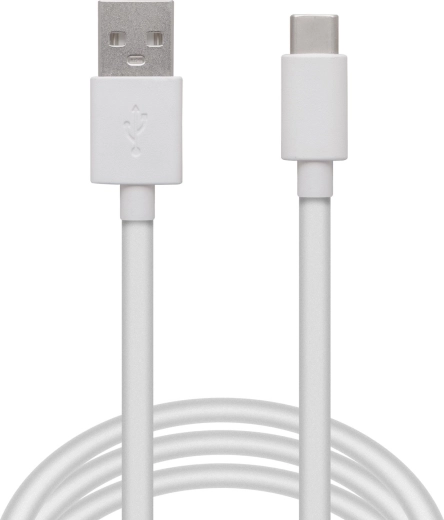 Dátový kábel USB-C biely 2 m