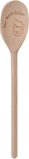 Drevená vareška „Na manžela“ 30 cm