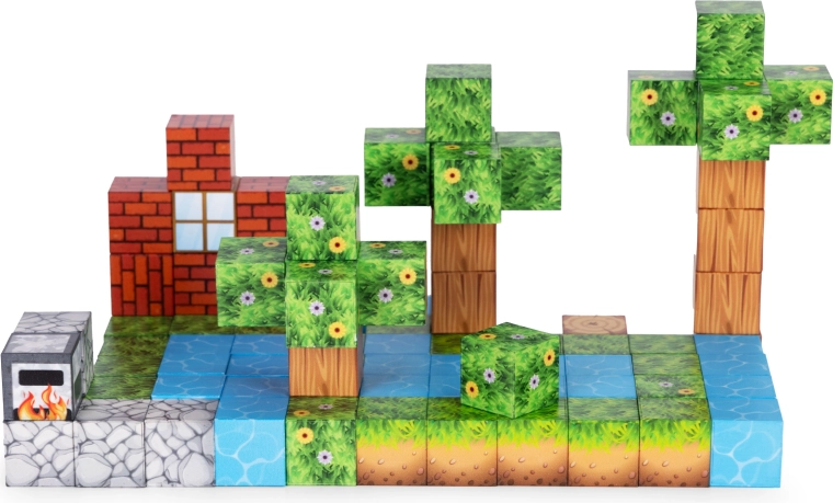 Kreatívne voxelové krajinky a stavby