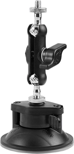 Prísavný držiak na statív PULUZ Magic Arm 1/4″ (čierny)