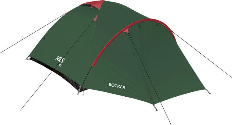 Turistický stan NILS Camp Rocker zelený pre 3 osoby