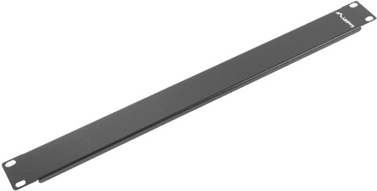 čierna záslepka do 19'' skrine 1U