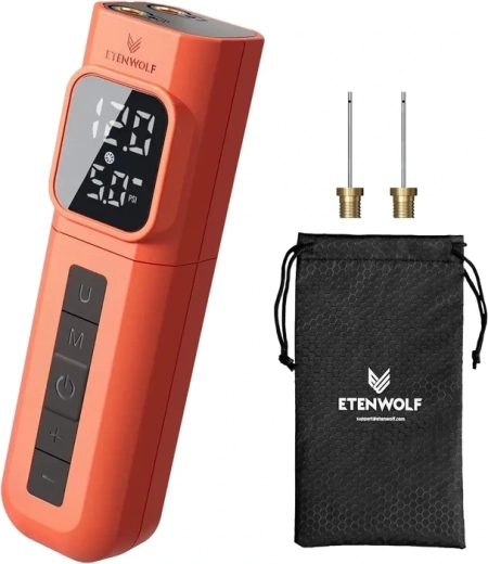 Elektrická pumpa na lopty Etenwolf P200 oranžová