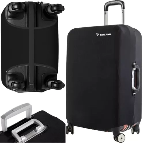 Trizand 23839 Obal na cestovný kufor M 62 x 43 x 27 cm čierny