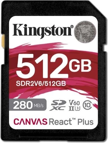 Pamäťová karta SD 512GB Canvas React Plus