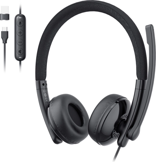 Drôtová náhlavná súprava s mikrofónom EMEET GeniusCall HS50 USB-A/USB-C