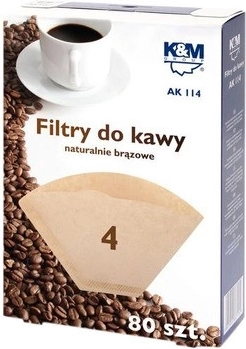 Papierové kávové filtre veľkosť 4, 80 ks
