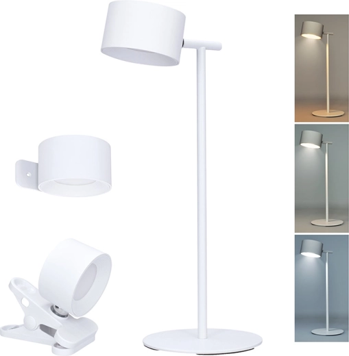 Solight nabíjacia LED lampička 3 v 1 280 lm so zmenou teploty svetla a stmievaním biela