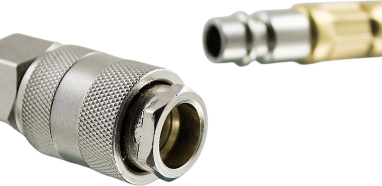 Rýchle pripojenie vďaka 1/4" rýchlospojkám