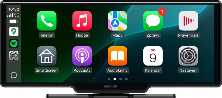 Bezdrôtový 10,26" displej do auta s Apple CarPlay a Android Auto so zadnou kamerou