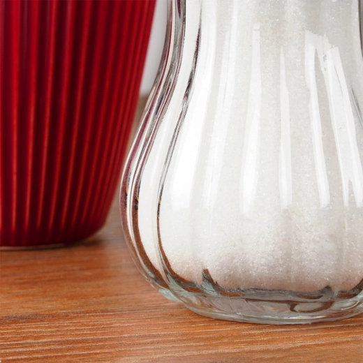 Odolné číre sklo s ryhovaným telom