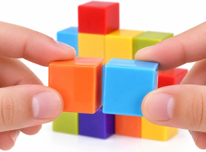 Magnetické spájanie pre rýchle 3D stavanie