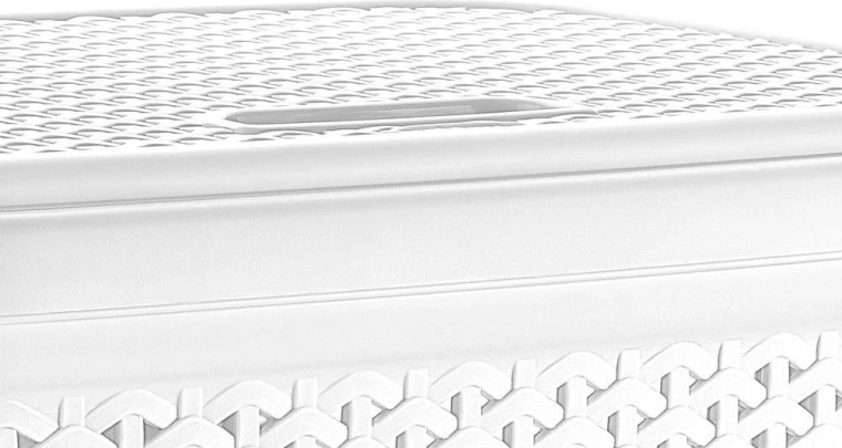 Uzatvárateľné veko pre čistý vzhľad