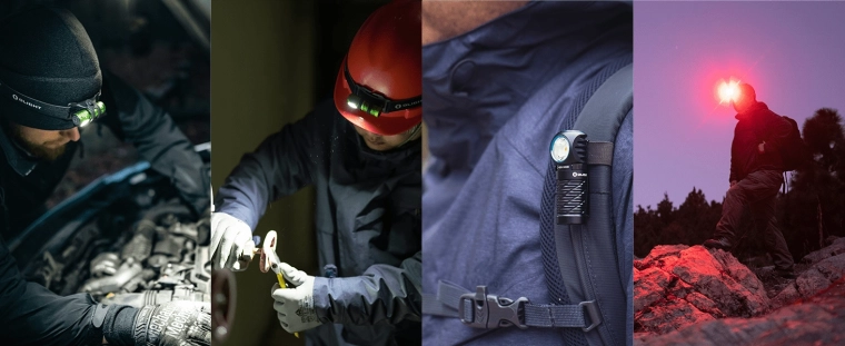 Dve farby svetla: biele aj červené