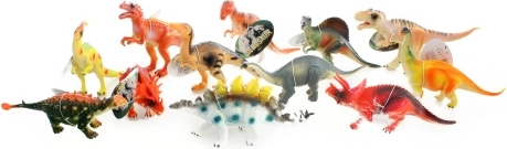 Malí gumoví dinosaury - 1 ks