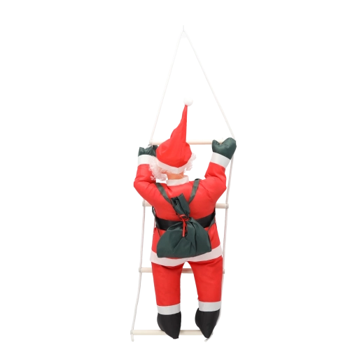 Výrazný 3D motív „lezúci Santa“