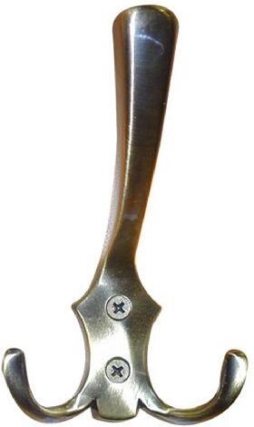 Vešiak Romana I, niklový mat, 77 × 130 mm