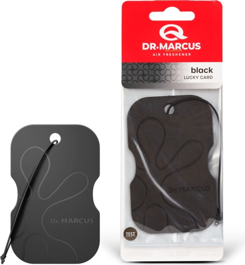 Dr. Marcus Lucky Card Black osviežovač vzduchu do auta