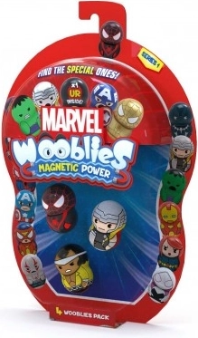 Wooblies magnetické figúrky 4 ks – zberateľský set MARVEL