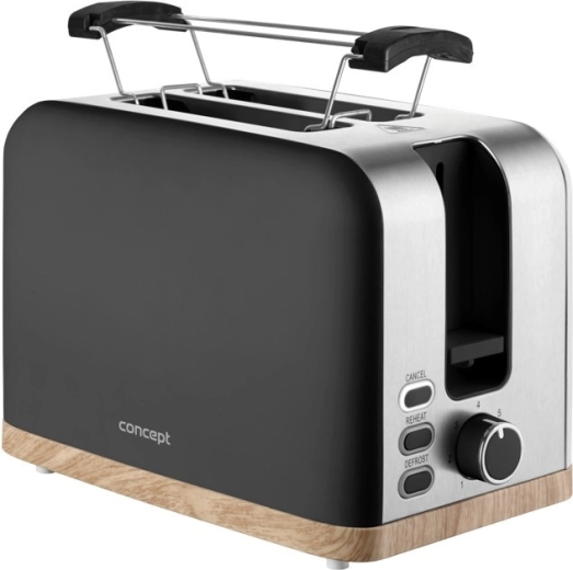 Toastovač Concept ELWOOD čierny